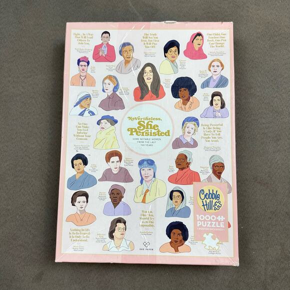 Cobble Hill Nevertheless She Persisted 1000 Piece Jigsaw Puzzle COMPLETE - Picture 3 of 10